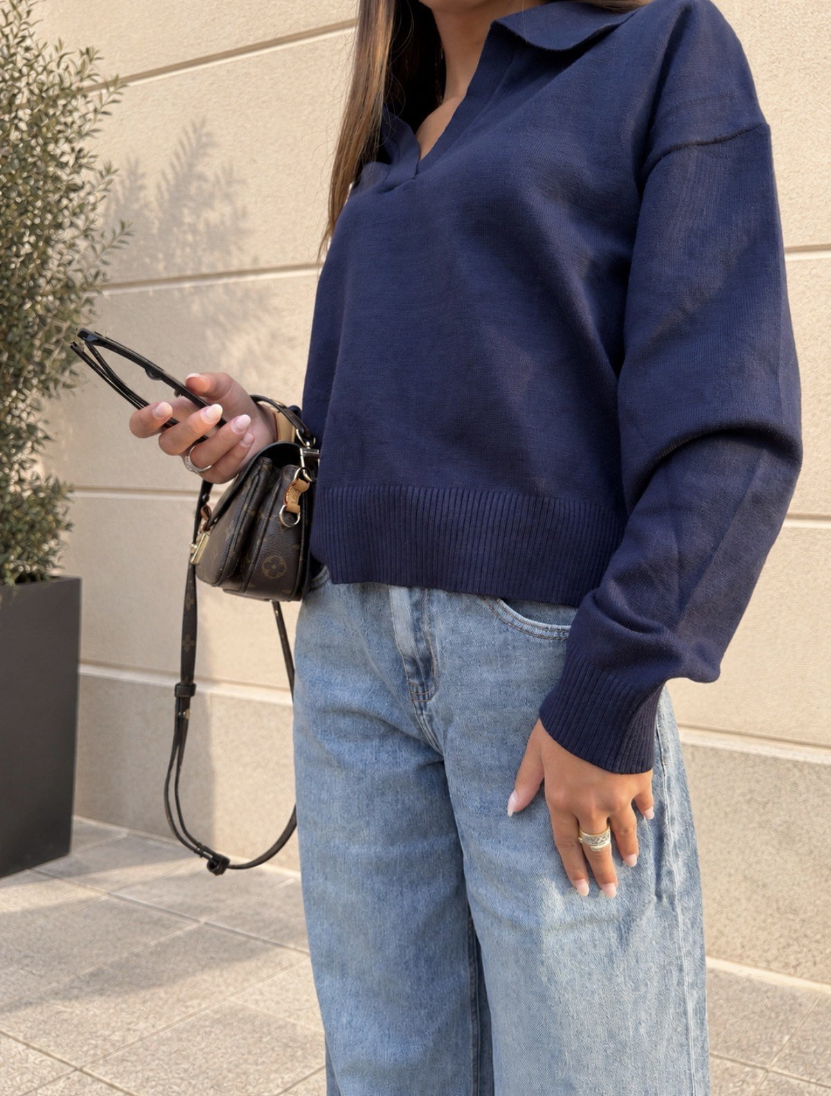 Polo CAMILLE, colore blu