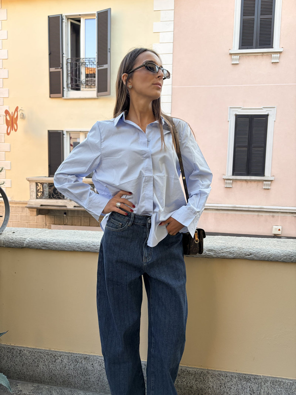 Camicia CÉLINE, colore azzurro