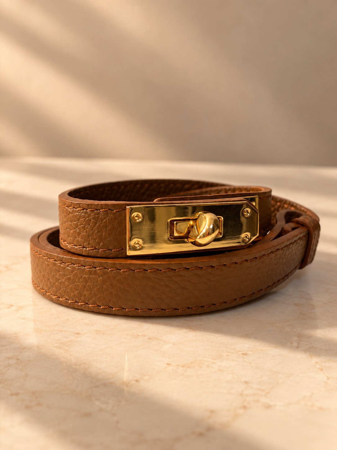 Cintura ESSENTIAL, colore marrone