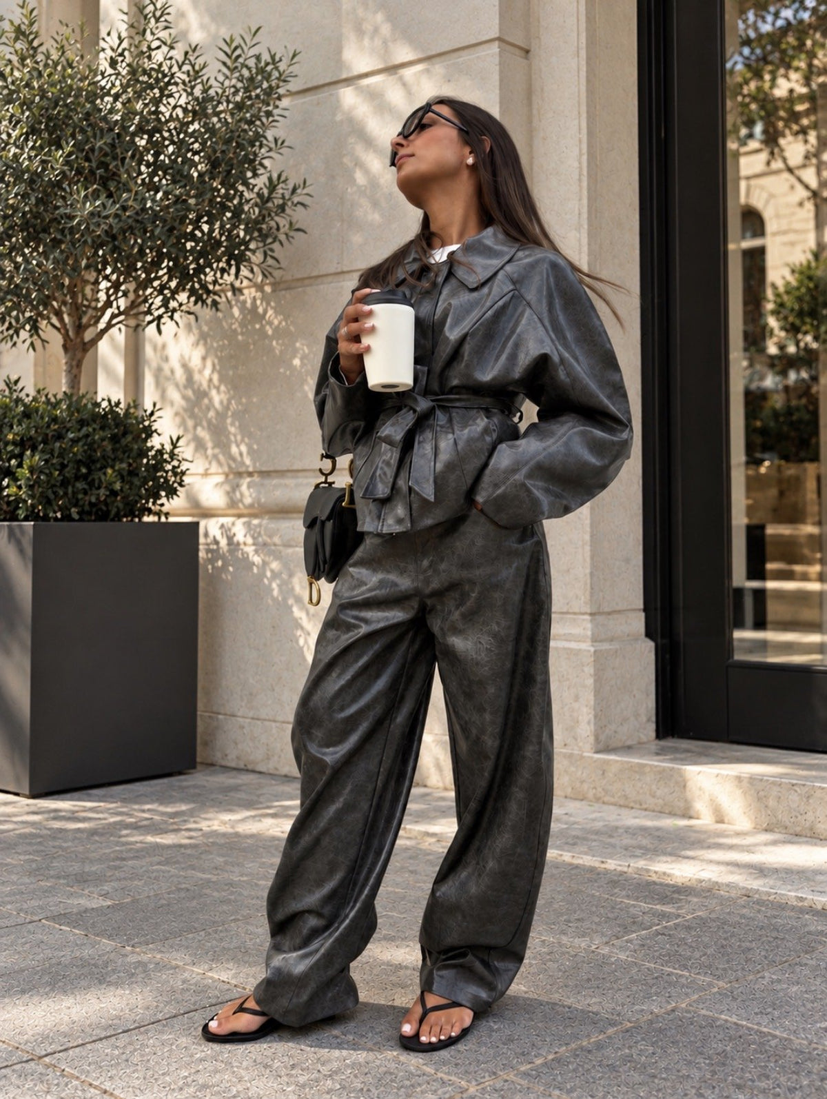 Coordinato FUMÉ by LUMINA - Pantalone, colore grigio