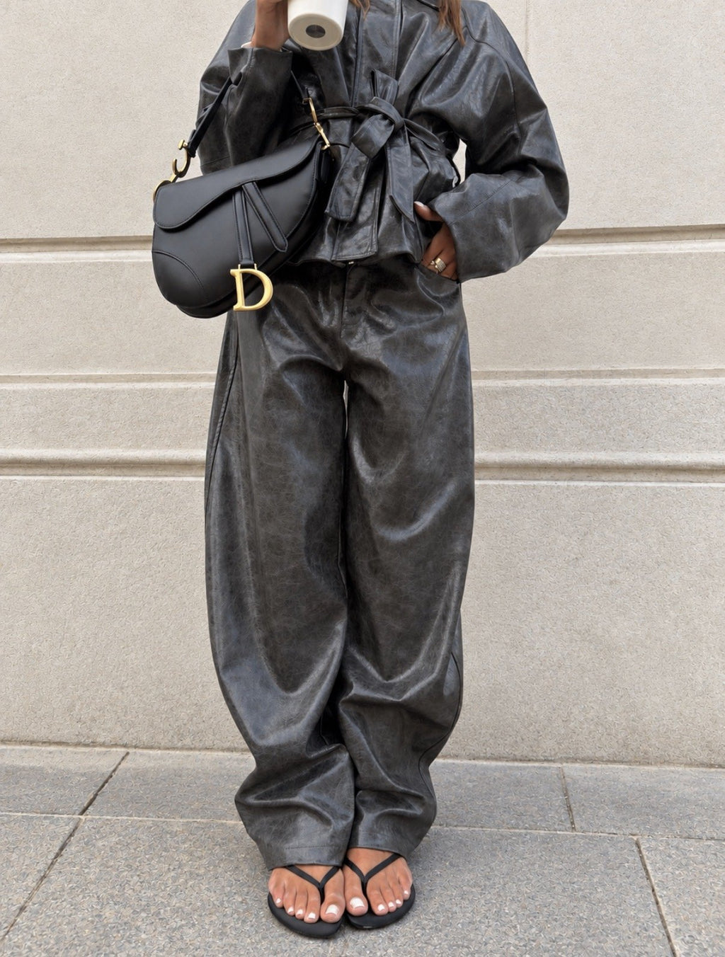 Coordinato FUMÉ by LUMINA - Pantalone, colore grigio