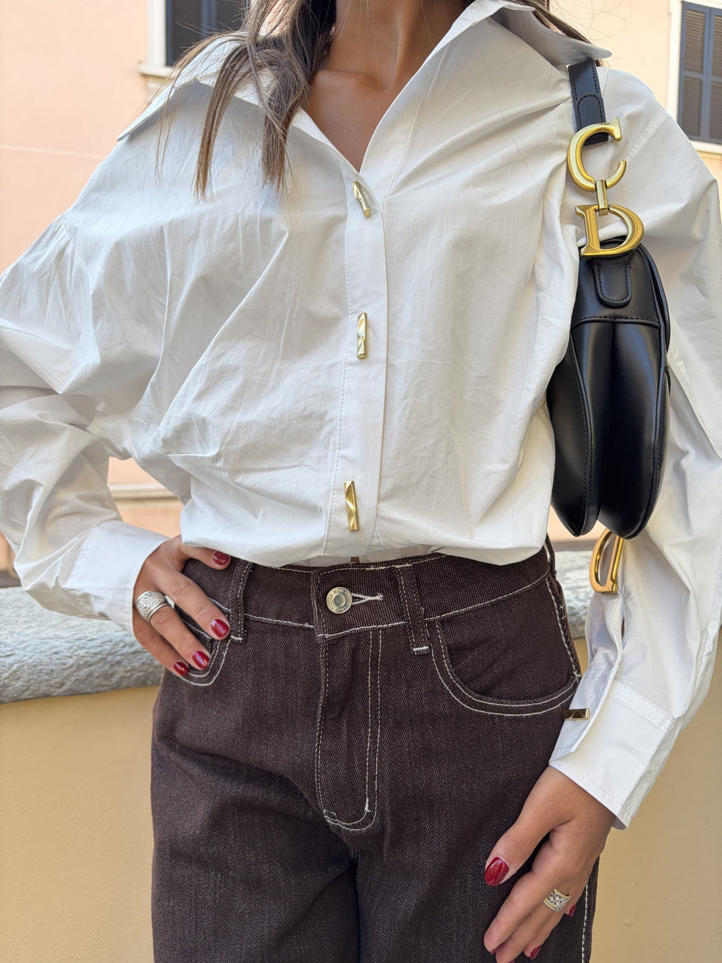 Camicia GRACE, colore bianco