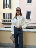 Camicia JOLIE, colore panna