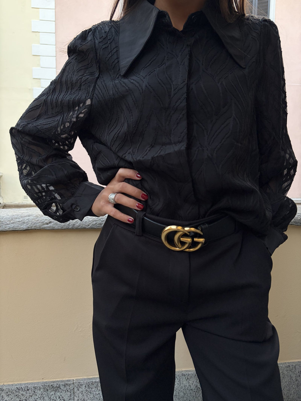 Camicia NOIR, colore nero