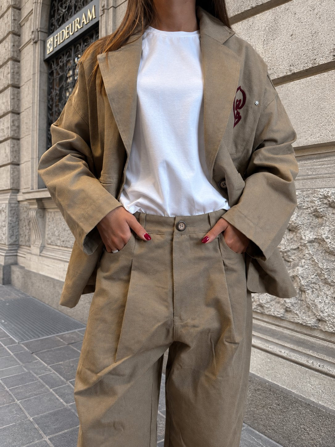Coordinato SAVANNAH - Blazer, colore cammello
