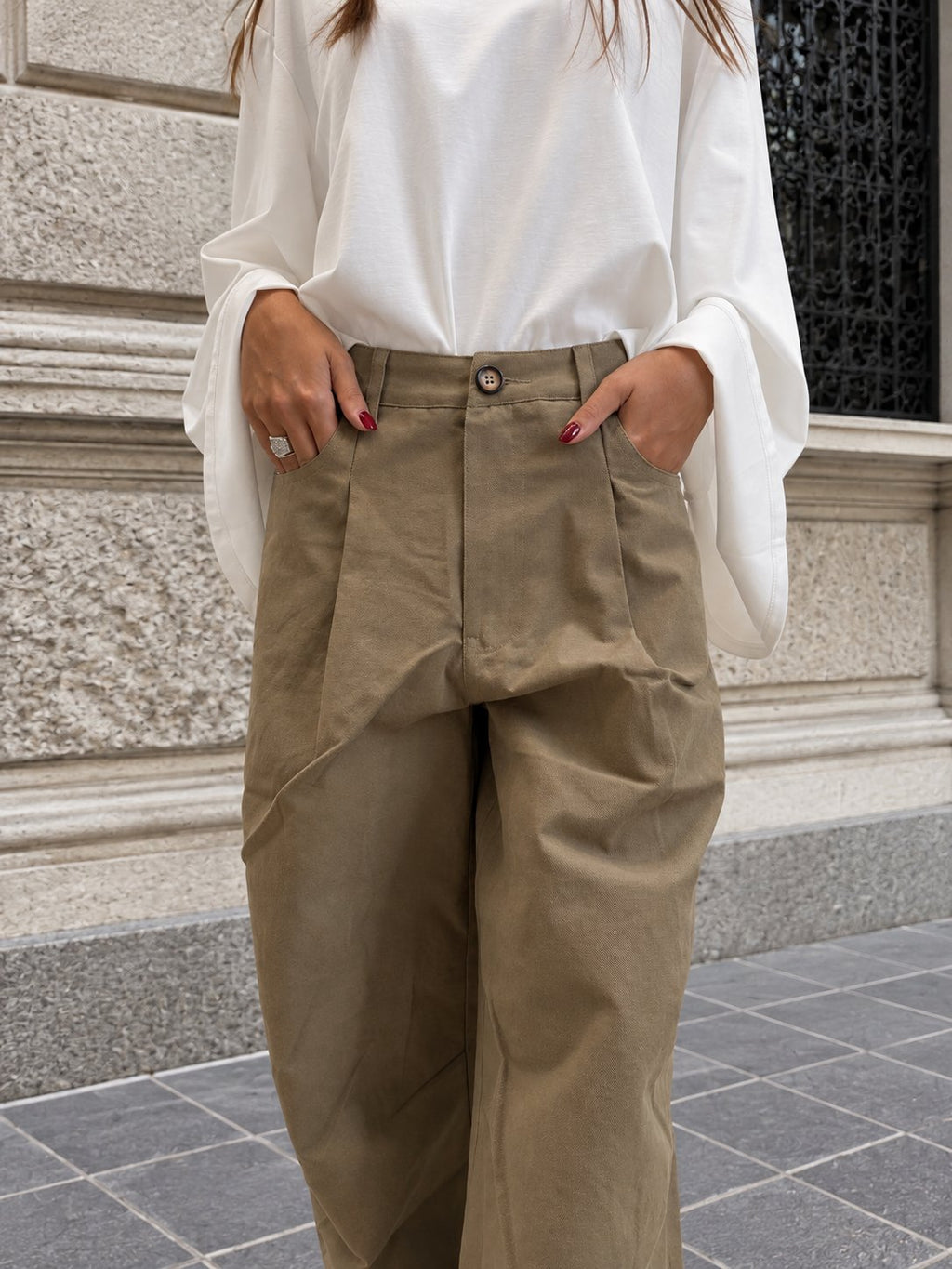 Coordinato SAVANNAH - Pantalone, colore cammello