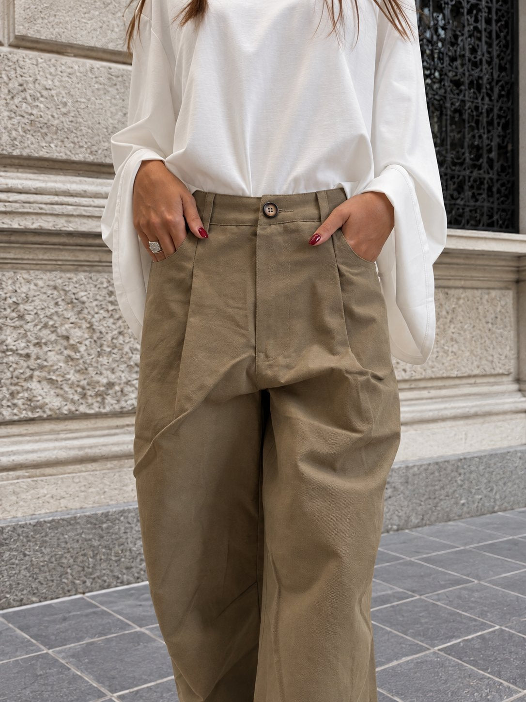 Coordinato SAVANNAH - Pantalone, colore cammello
