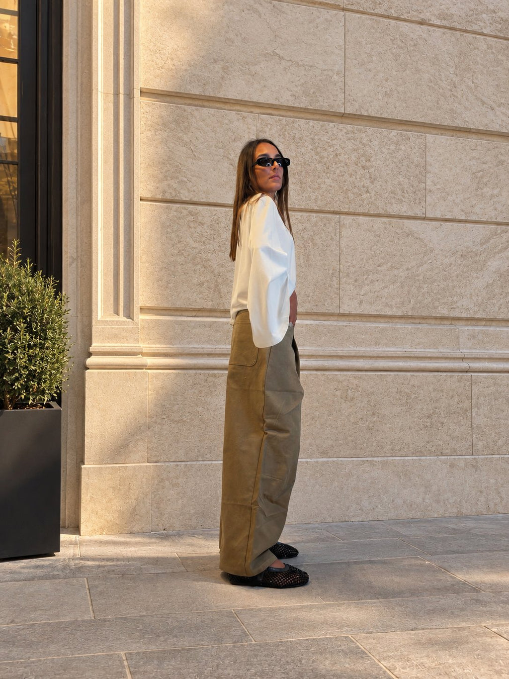 Coordinato SAVANNAH - Pantalone, colore cammello