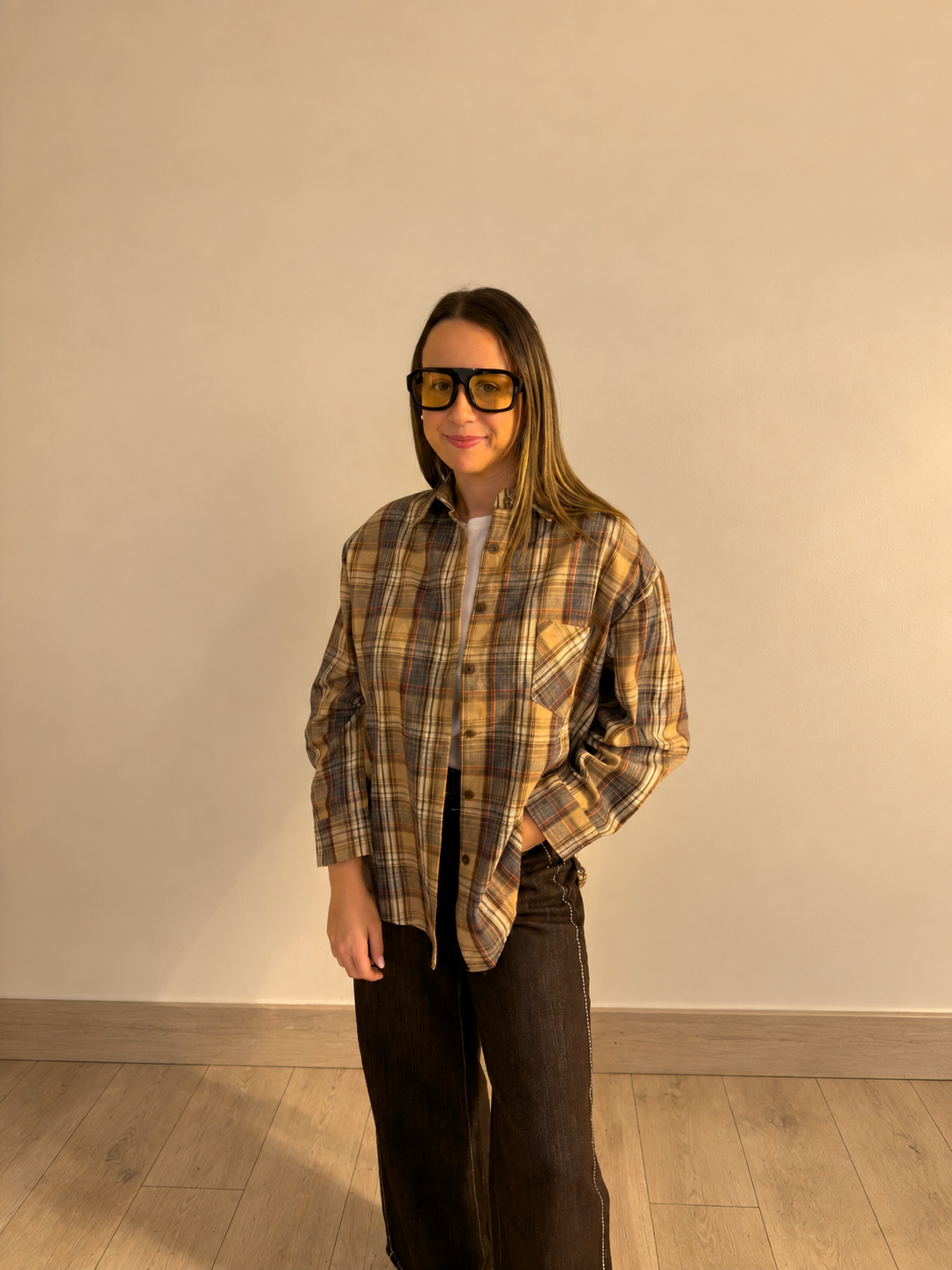 Camicia WEST beige - vista intera